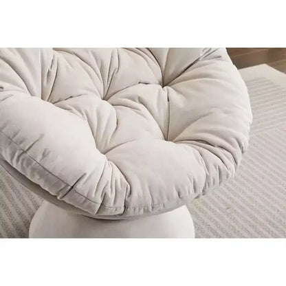 Poltrone Okak Accent per camera da letto, poltrona girevole a 360°, poltrona moderna oversize per soggiorno