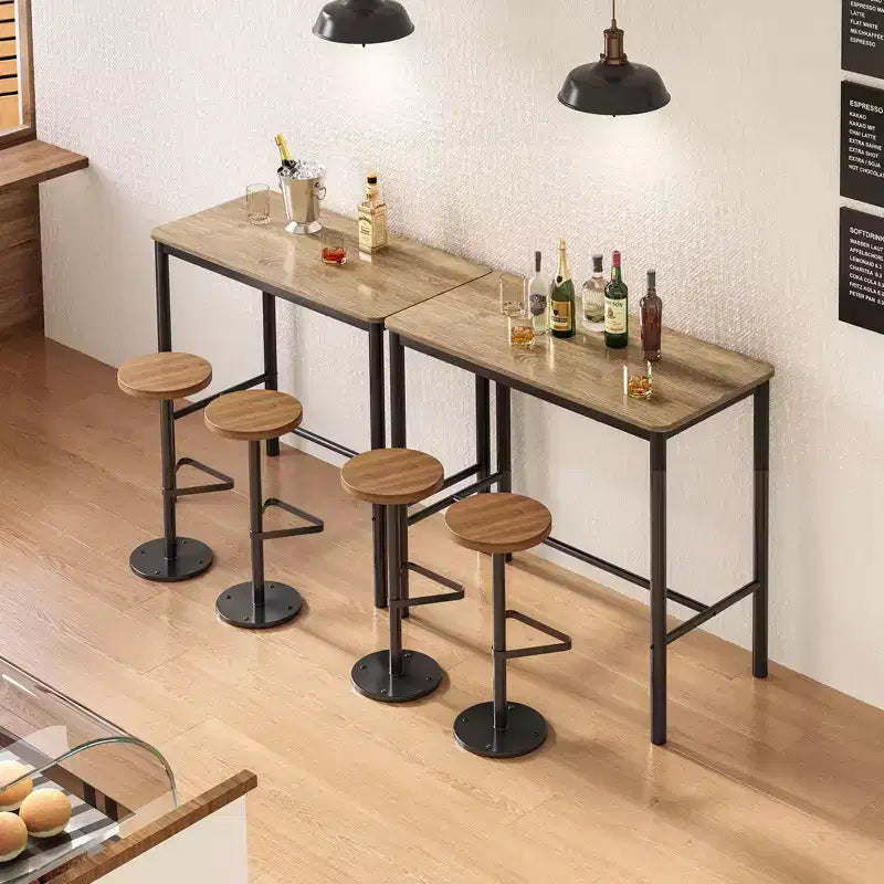 PexFix 47 Tavolo Alto da Bar Rettangolare Tavoli da Pranzo Alti per Cucina Caffetteria e Studio