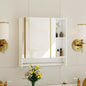 Bathroom Mirror Cabinet Wall Mounted,Medicine Cabinet,Over The Toilet Storage Cabinet with Shelves
