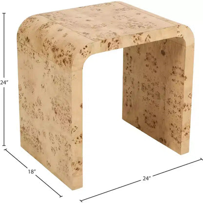 Meridian Furniture, Tavolino Cresthill in Frassino Naturale