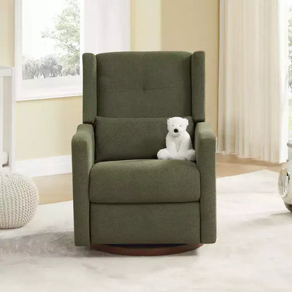 Poltrona reclinabile girevole manuale Spruce & Spring con cuscino lombare