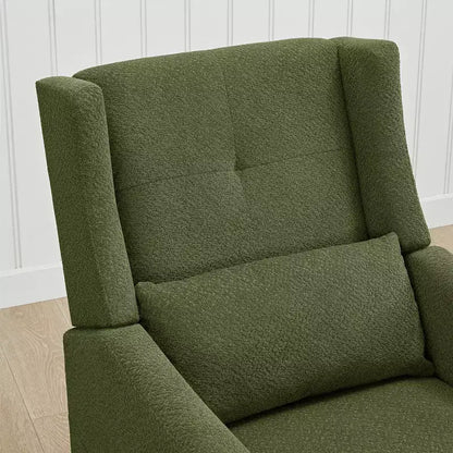 Poltrona reclinabile girevole manuale Spruce & Spring con cuscino lombare