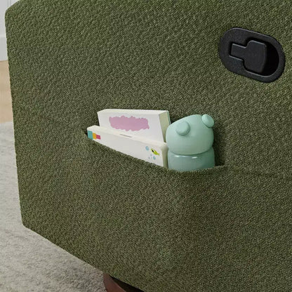 Poltrona reclinabile girevole manuale Spruce & Spring con cuscino lombare