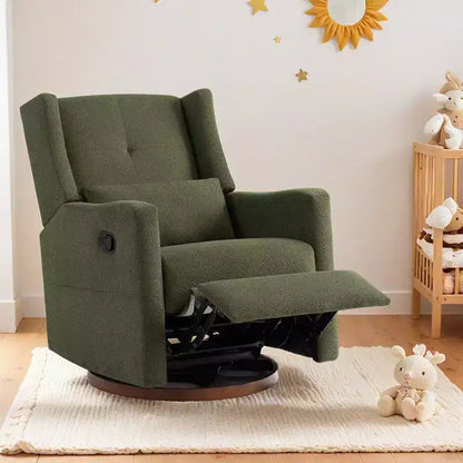 Poltrona reclinabile girevole manuale Spruce & Spring con cuscino lombare