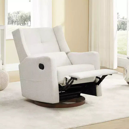 Poltrona reclinabile girevole manuale Spruce & Spring con cuscino lombare