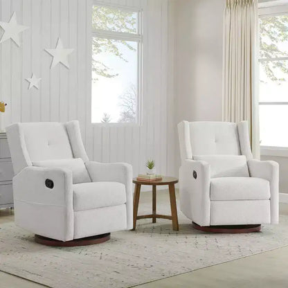 Poltrona reclinabile girevole manuale Spruce & Spring con cuscino lombare