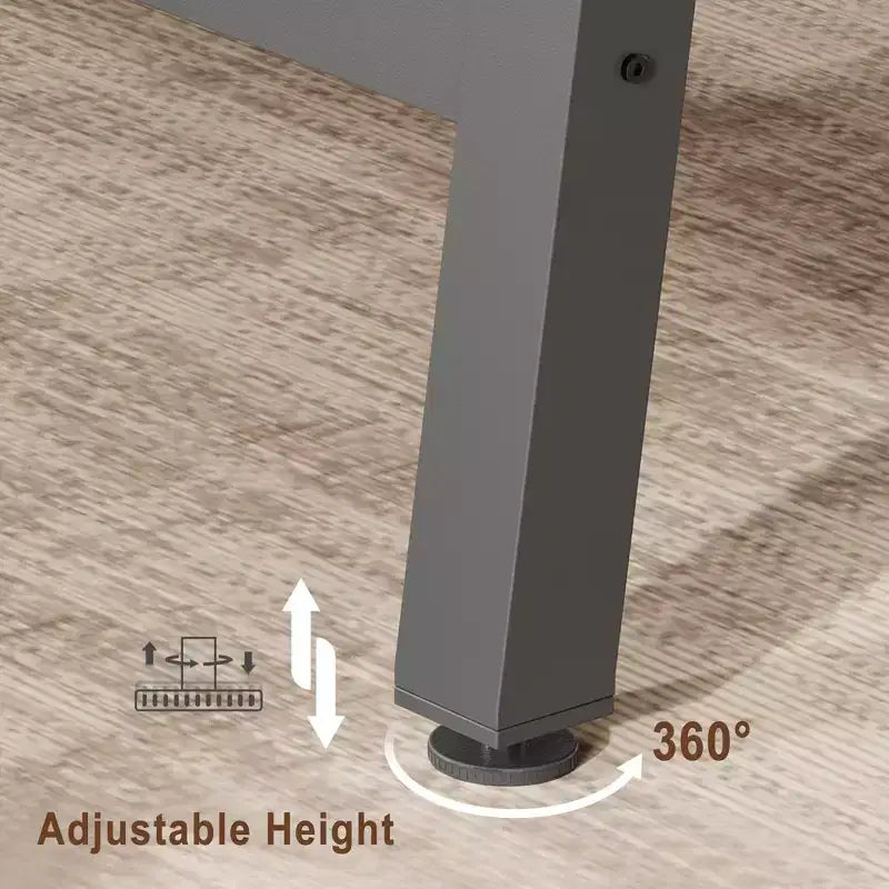 Tavolo da pranzo grande e lungo Rustic Wood 63 per 6 persone, tavolo da cucina rettangolare industriale con robuste gambe in metallo nero per soggiorno e sala da pranzo