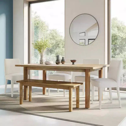 Panca da pranzo Jofran Bodhi 50 in legno massiccio rustico