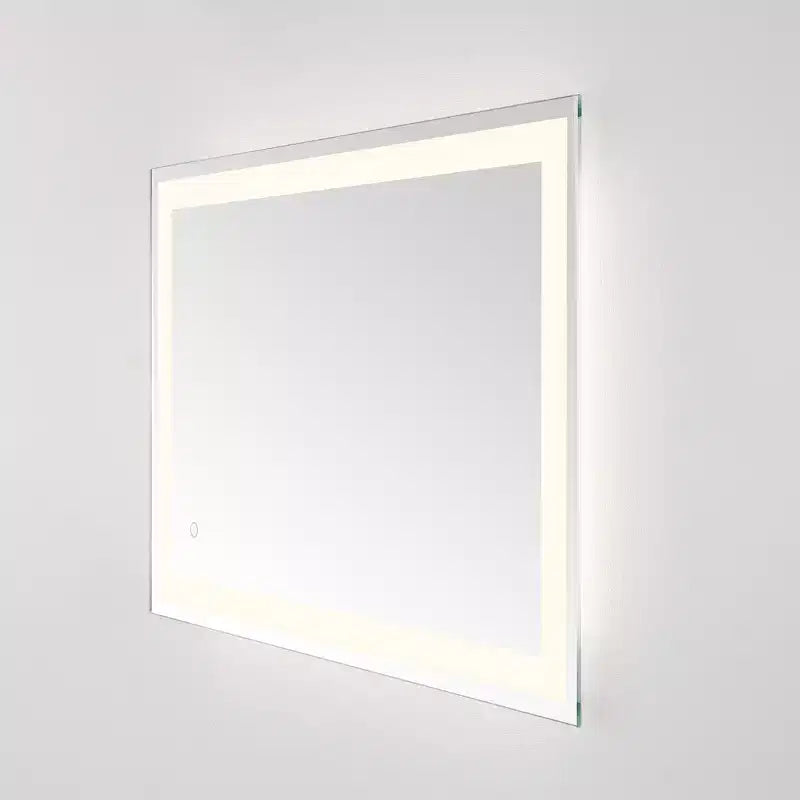 Specchio rettangolare a LED Hyatt 24 in alluminio - LMR1000 - Argento/Bianco - Safavieh