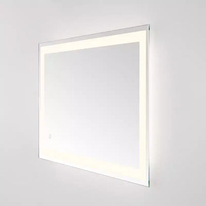 Specchio rettangolare a LED Hyatt 24 in alluminio - LMR1000 - Argento/Bianco - Safavieh