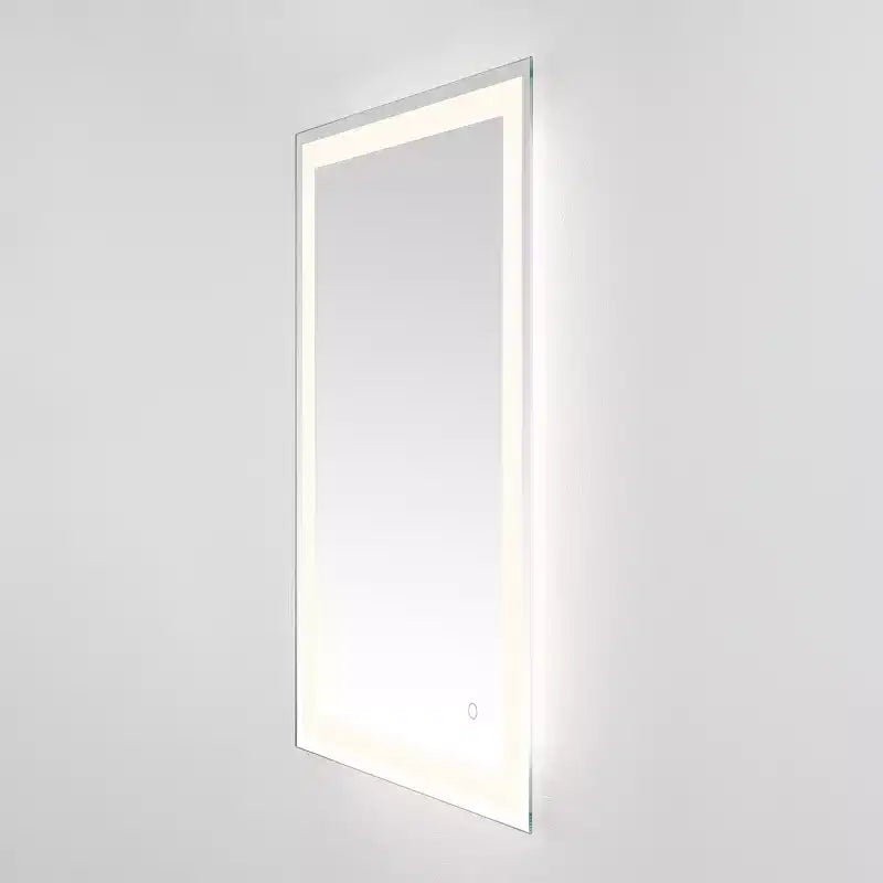 Specchio rettangolare a LED Hyatt 24 in alluminio - LMR1000 - Argento/Bianco - Safavieh
