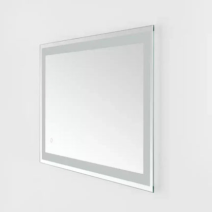 Specchio rettangolare a LED Hyatt 24 in alluminio - LMR1000 - Argento/Bianco - Safavieh