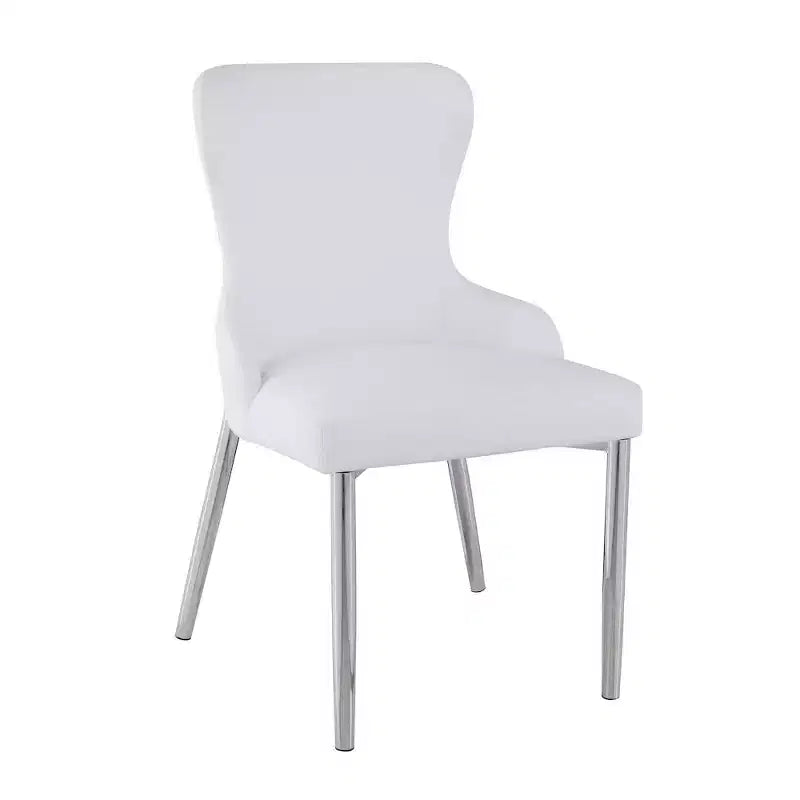 Chintaly Imports, Sedia contemporanea con schienale ad ala - Set da 2