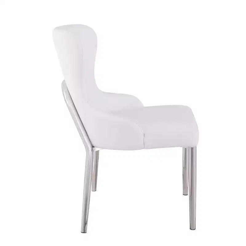 Chintaly Imports, Sedia contemporanea con schienale ad ala - Set da 2
