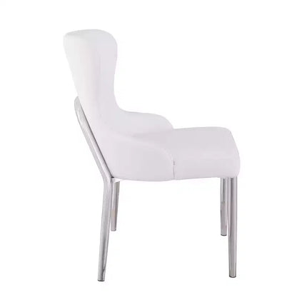 Chintaly Imports, Sedia contemporanea con schienale ad ala - Set da 2