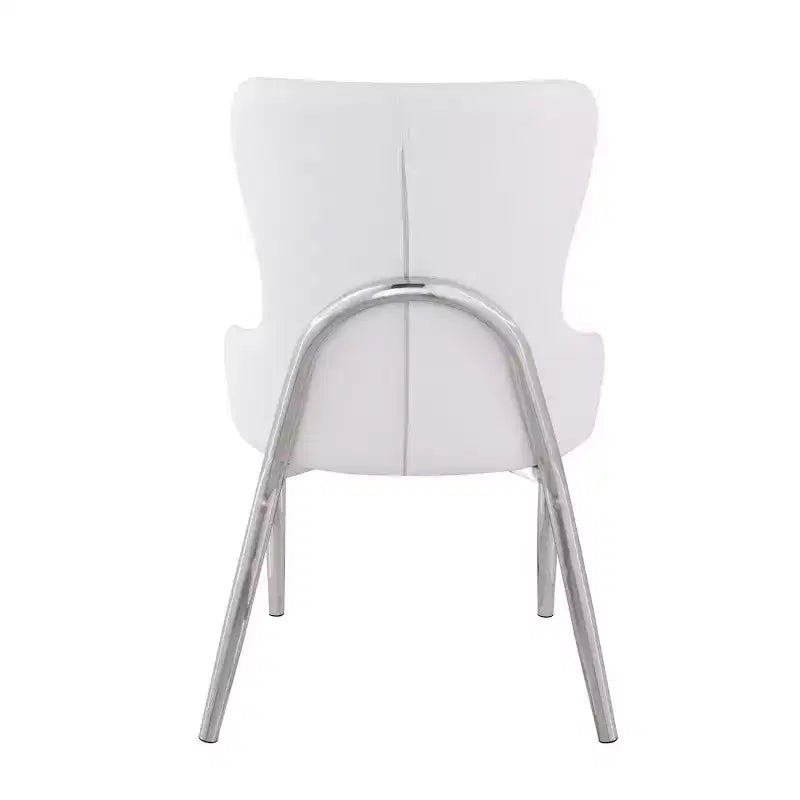 Chintaly Imports, Sedia contemporanea con schienale ad ala - Set da 2