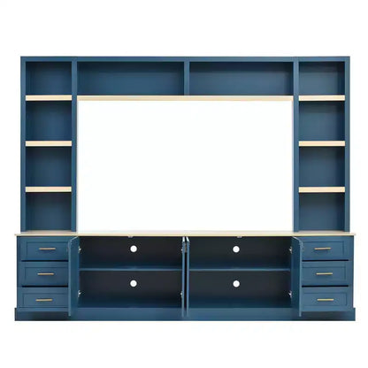 GDFStudio Lucas 102.3 Mobile TV da Fattoria a 4 Pezzi con Ripiani Regolabili