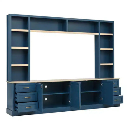 GDFStudio Lucas 102.3 Mobile TV da Fattoria a 4 Pezzi con Ripiani Regolabili