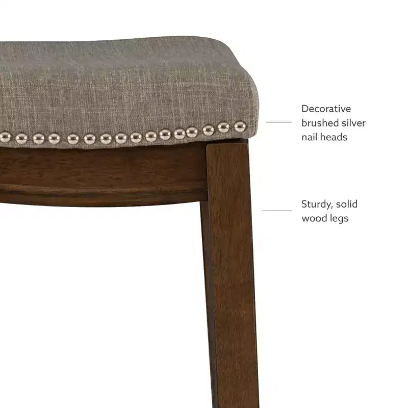 Sgabello da bar senza schienale Claridge Rustic - Linon