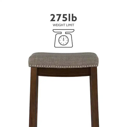 Sgabello da bar senza schienale Claridge Rustic - Linon