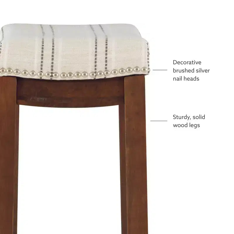Sgabello da bar senza schienale Claridge Rustic - Linon