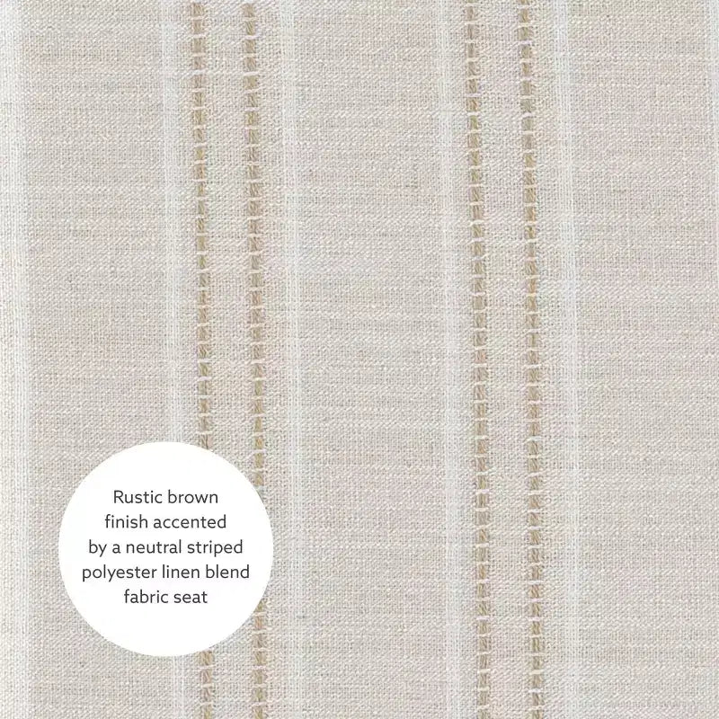 Sgabello da bar senza schienale Claridge Rustic - Linon