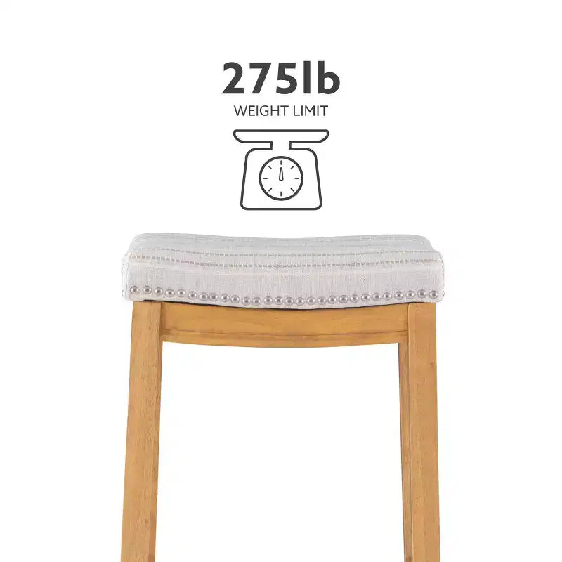 Sgabello da bar senza schienale Claridge Rustic - Linon