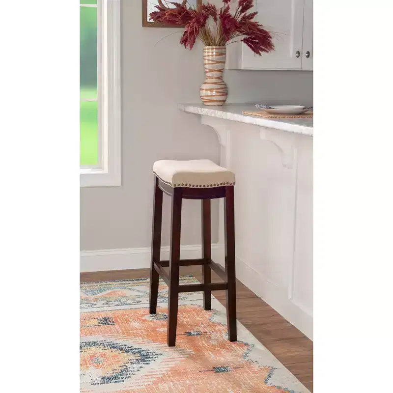 Sgabello da bar senza schienale Claridge Rustic - Linon