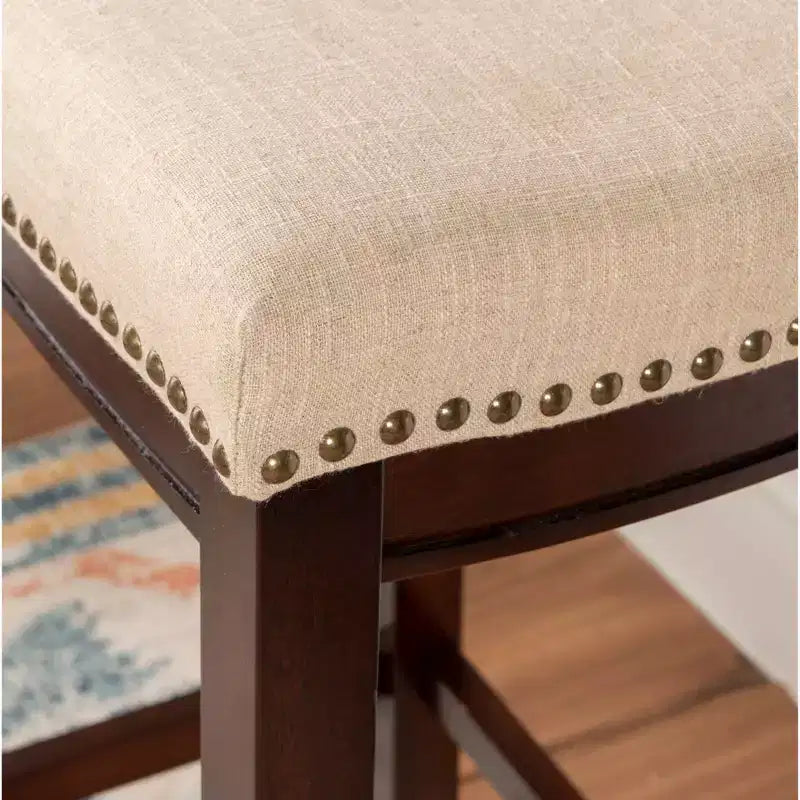 Sgabello da bar senza schienale Claridge Rustic - Linon