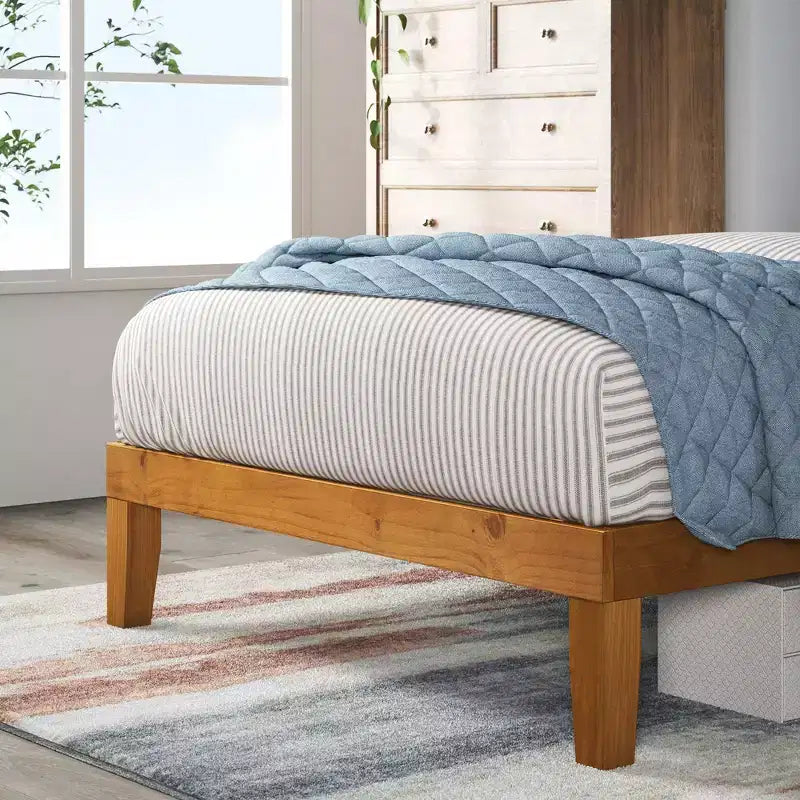 Alexia Standard Naturale Letto a Piattaforma in Legno - Zinus