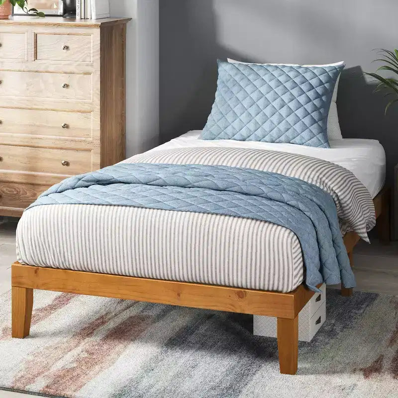 Alexia Standard Naturale Letto a Piattaforma in Legno - Zinus