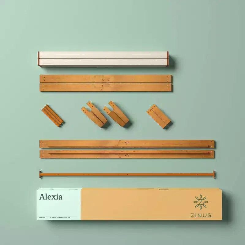 Alexia Standard Naturale Letto a Piattaforma in Legno - Zinus