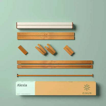 Alexia Standard Naturale Letto a Piattaforma in Legno - Zinus