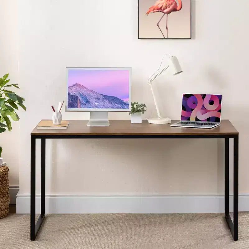 Scrivania in metallo Jennifer da 55" - Zinus