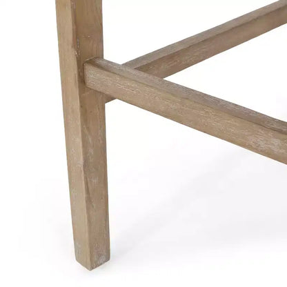 Sgabelli da Bar Christopher Knight Home Oneida da 30 pollici in Legno Rivestito in Tessuto Rustico e Rattan (Set di 2)