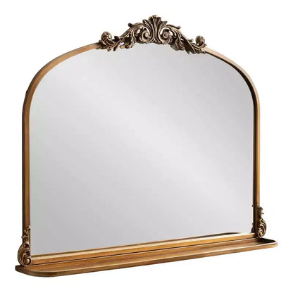 Kate & Laurel All Things Decor Specchio ad arco tradizionale Arendahl 33x26 con ripiano